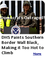 The President and Kristi Noem and the Department of Homeland Security have decided to paint the southern border wall black. The thinking behind this is that this will make the wall extremely hot to the touch, making it much more difficult if not impossible to climb. People with TDS are not happy with this decision.